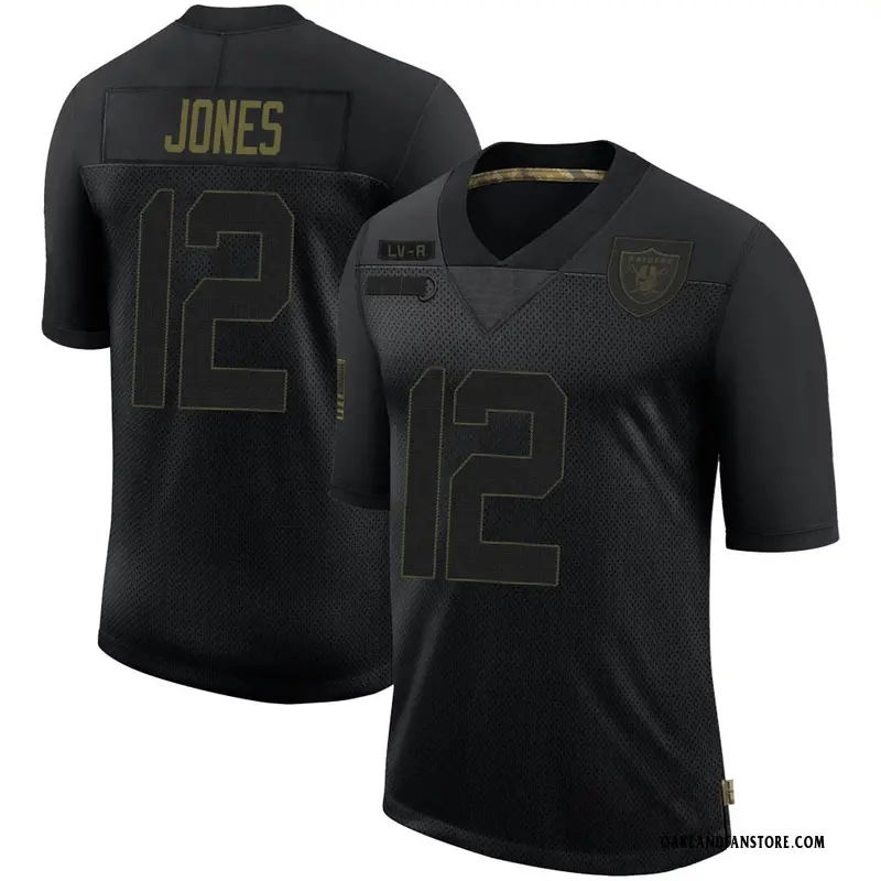 Black Men's Zay Jones Las Vegas Raiders Limited 2020...